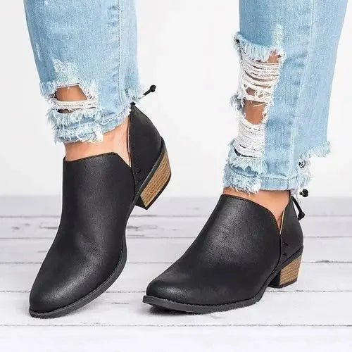 Ava Women's Ankle Boots | High-Quality Slip-On Design 1