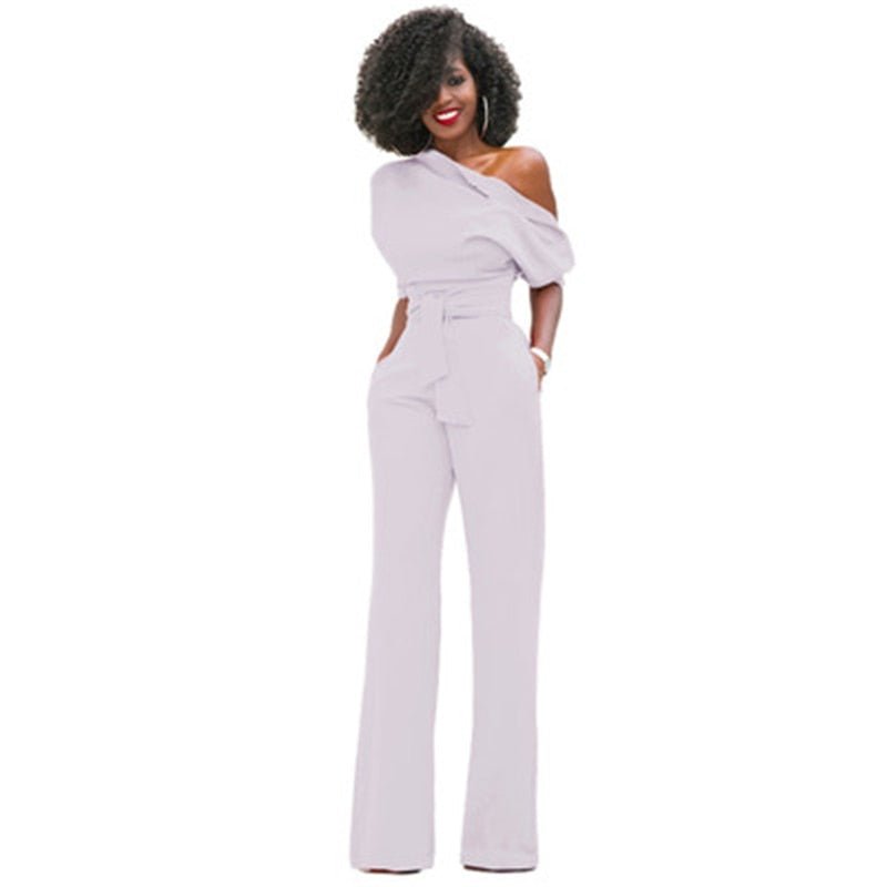 Ava Women's Jumpsuit | Asymmetrical Design, Chic Black Jumpsuit 6