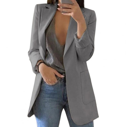 Bella Women's Black Blazer | Structured Fit, Versatile Styling 1