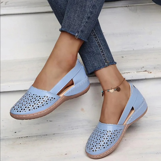 Bella Women's Cutout Shoes | Breathable Slip-On Design 1