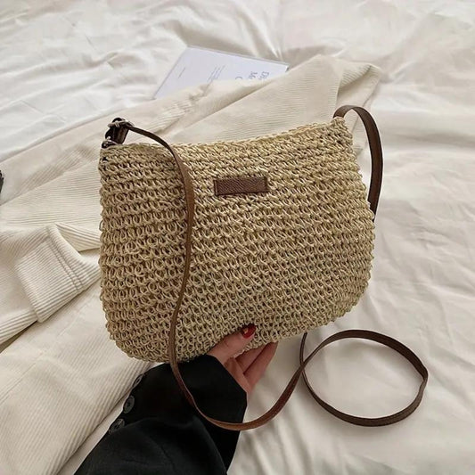 Bella Women's Shoulder Bag | Woven Design, Spacious Interior 1