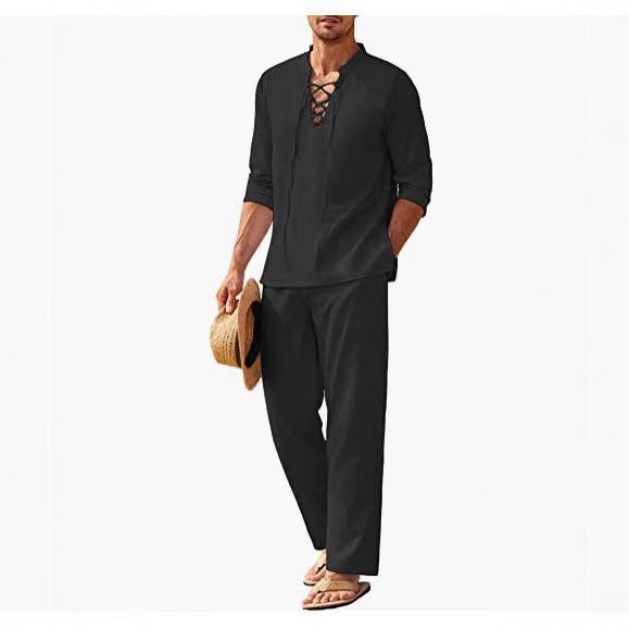 Breezy Men's Set | Relaxed Fit, Casual Boho Style 2