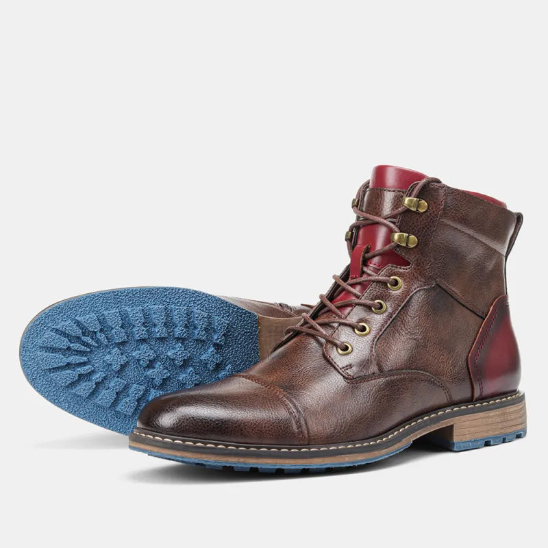 Brock Men's Classic Boots | Dual Closure Design 5