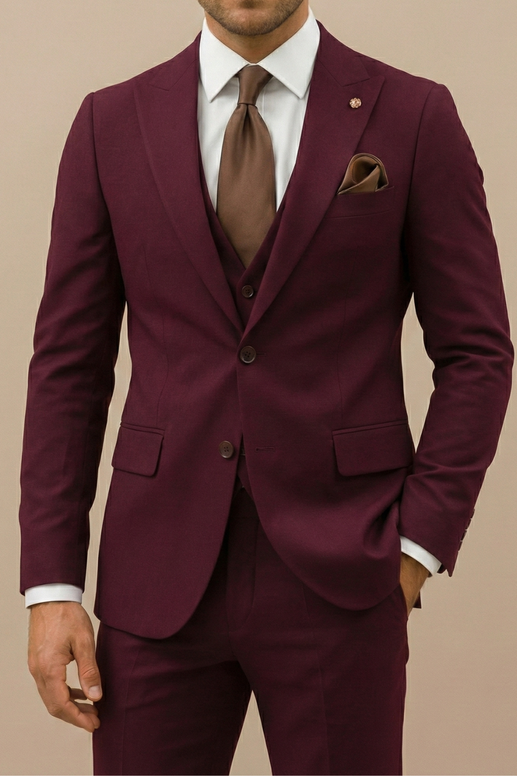 Cameron Men's Three Piece Suit Set | Modern Tailored Fit 5