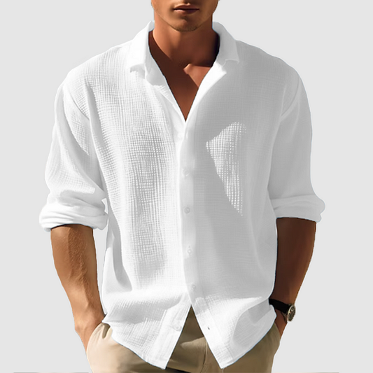 Caro Men's Button Down Shirt | Classic Fit, Summer Style 1