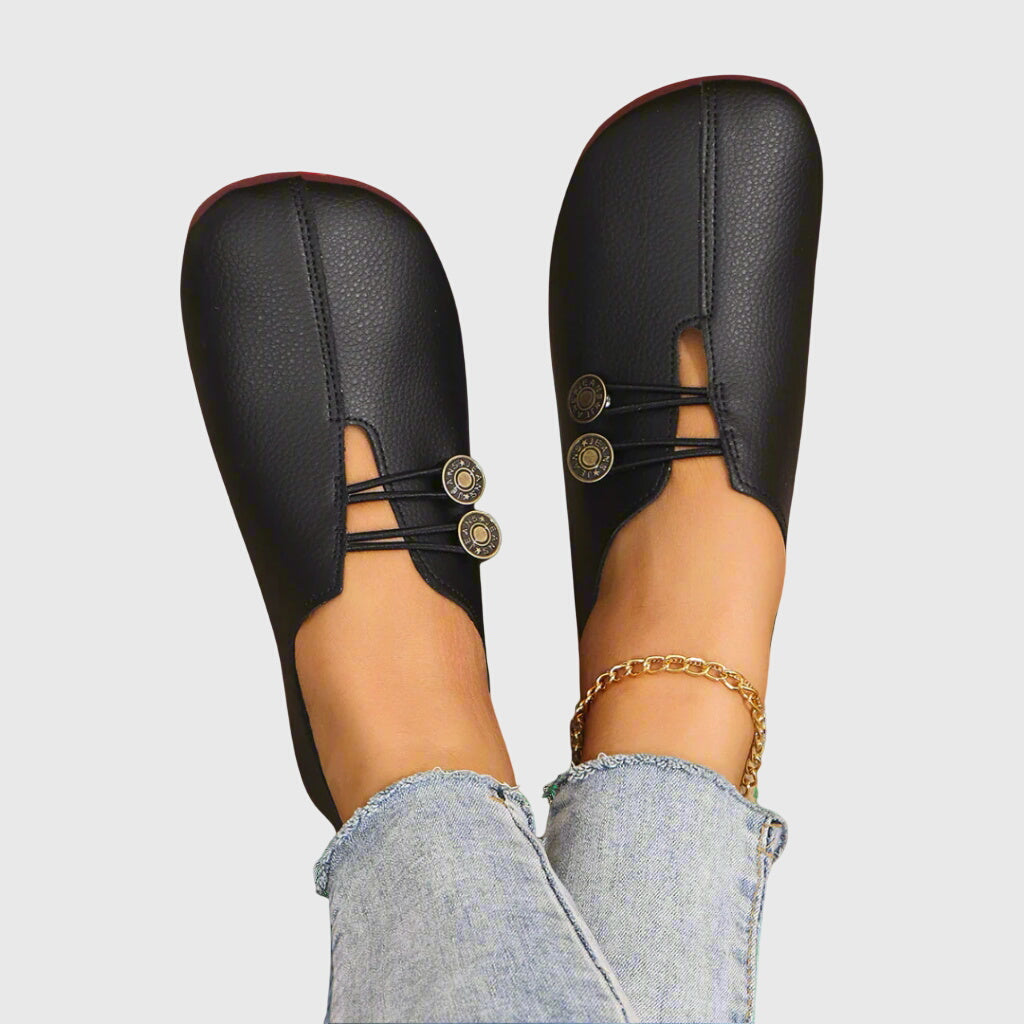 Cathy Women's Black Flats | Comfortable Slip-On Design, Casual Style 6