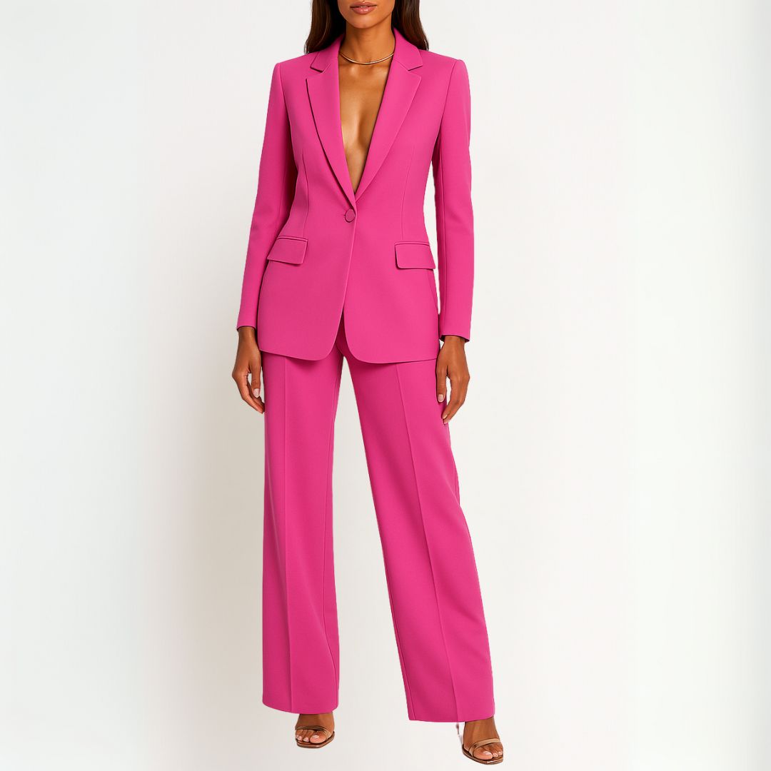 Cleo Women's Formal Suit Set | Tailored Blazer & Slim-Fit Trousers 5