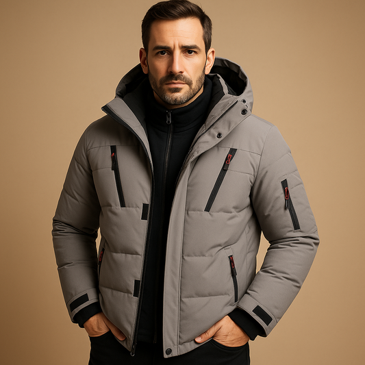 Cris Men’s Heavy-Duty Winter Jacket | Insulated, Hooded 1