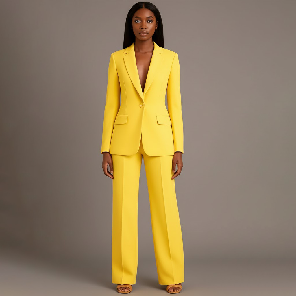 Crisella Women's Suit | Tailored Blazer & Slim-Fit Trousers 11