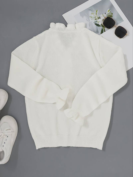 Daisy Women's Blouse | Ruffle Detailing, Elegant Style 1