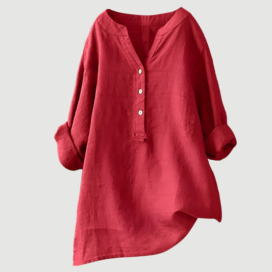 Daisy Women's Top | Breezy Linen Blouse for Effortless Style 1
