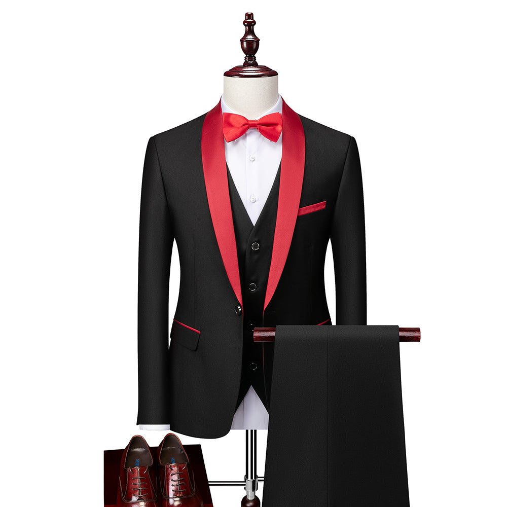 Dapper Men's Suit | Three-Piece Slim Fit, Modern Style for Weddings and Formal Events 4