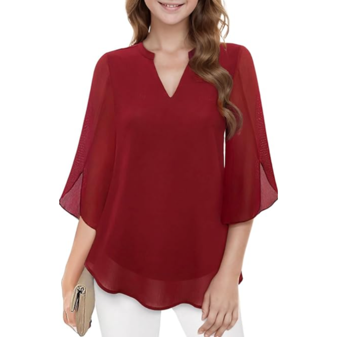 Ella Women's Blouse | Relaxed Fit, Versatile Style for Summer Tops 9