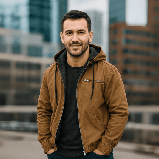 Elliot Men's Casual Jacket | Cozy Hooded Design 1