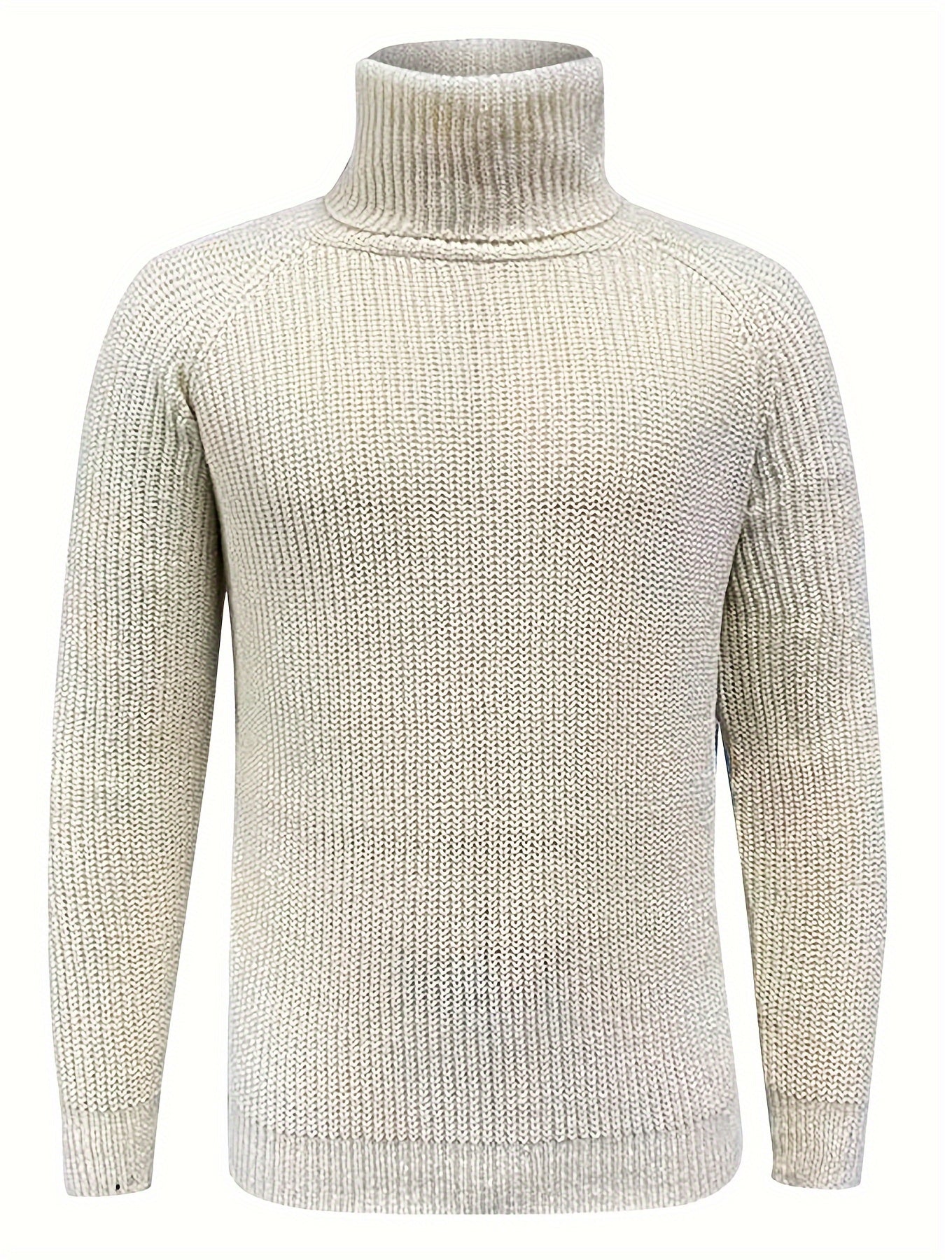 Elliot Men's Winter Sweater | Ribbed High Neck Design 4
