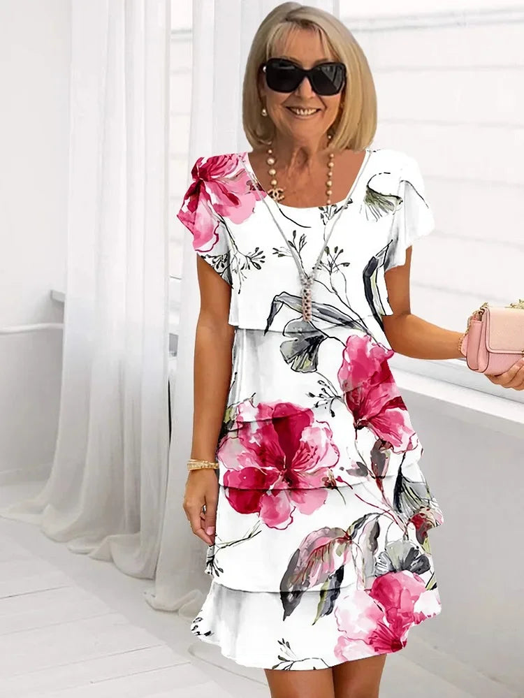 Evelyn Women's Maxi Dress | Floral Print, Flowing Silhouette 11