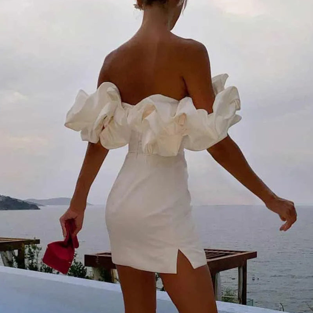 Evelyn Women's Mini Dress | Chic Ruffle Design for Summer Events 5
