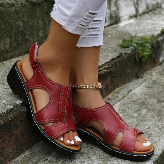 Evelyn Women's Platform Sandals | Trendy Cutout Design 1