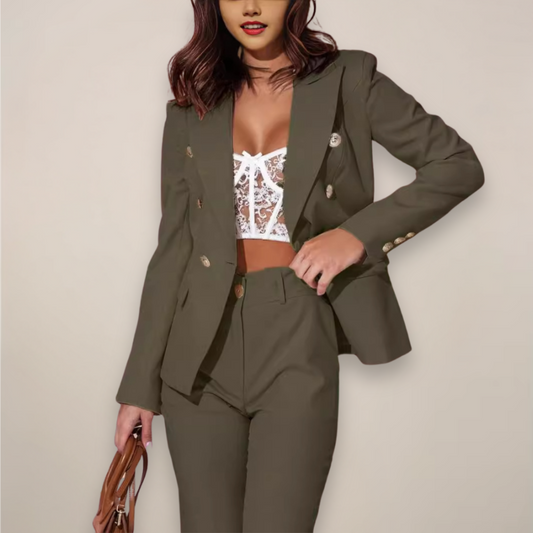 Evelyn Women's Tailored Suit Set | Elegant Spring Design 1