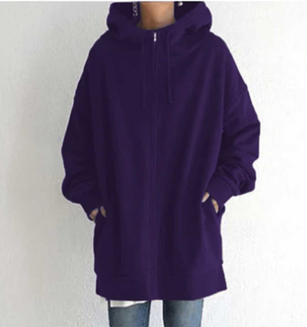 Evelyn Women's Zip-Up Hoodie | Relaxed Fit, Casual Style 12