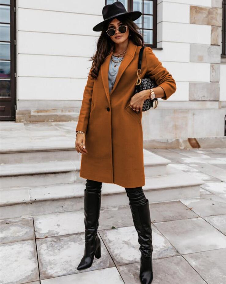 Fiona Women's Coat | Tailored Elegance, Warm and Versatile 8