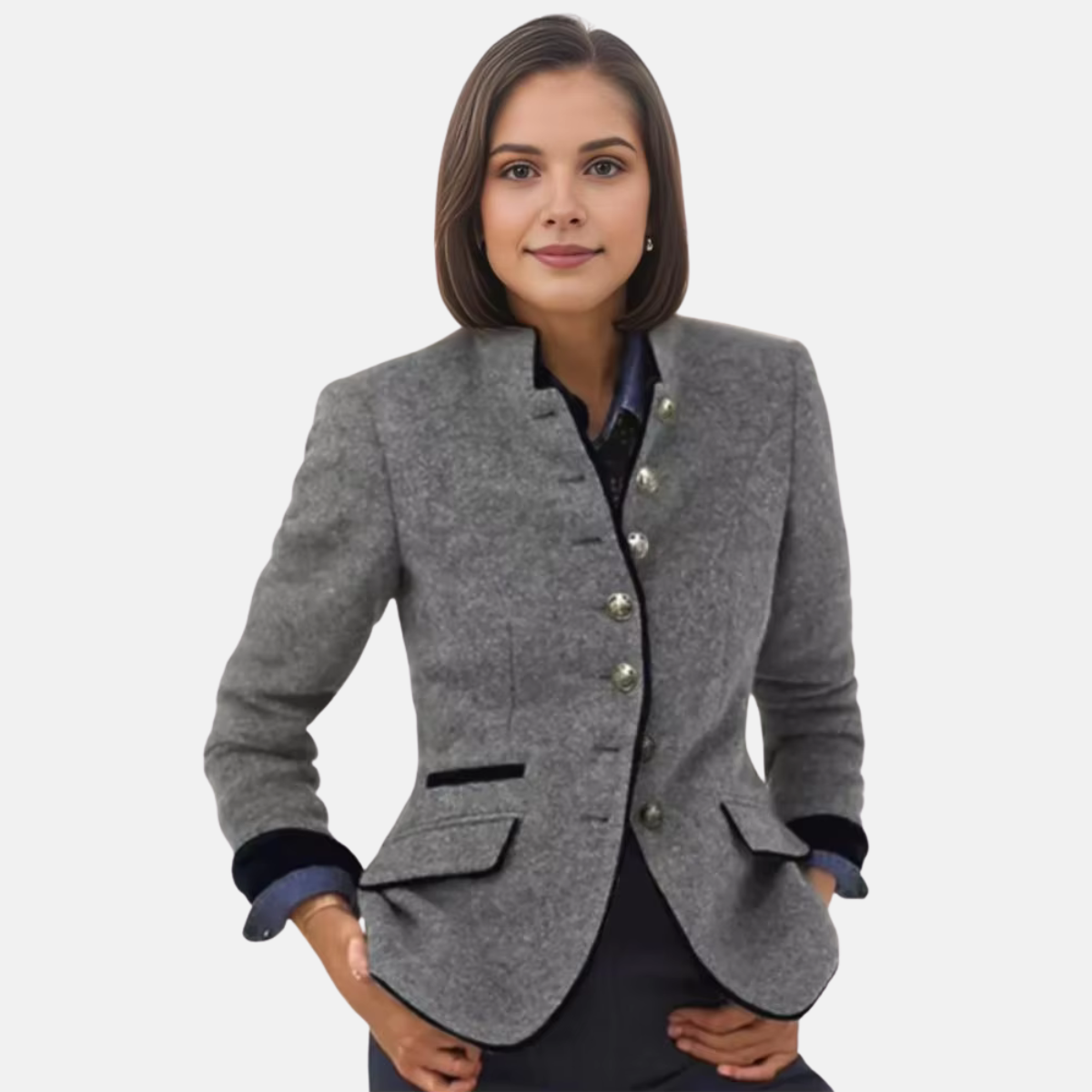 Florence Women's Black Blazer | Tailored Fit, Versatile Style 1