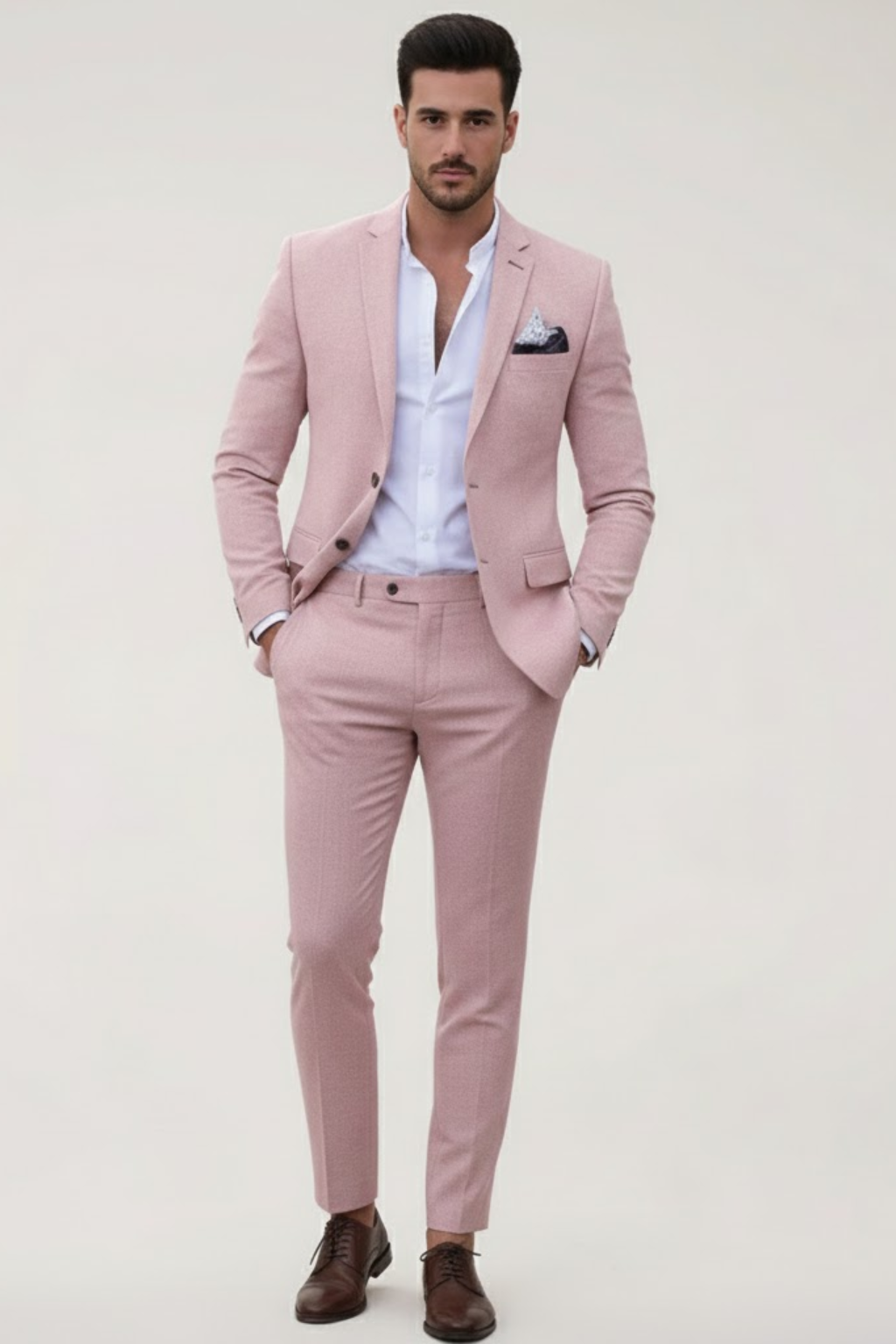 Gavin Men's Slim Fit Suit | Tailored Spring Design, Comfortable Movement 2