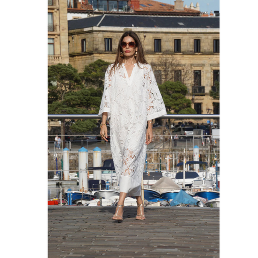 Gina Women's Maxi Dress | A-Line Silhouette, Elegant Summer Dress 1