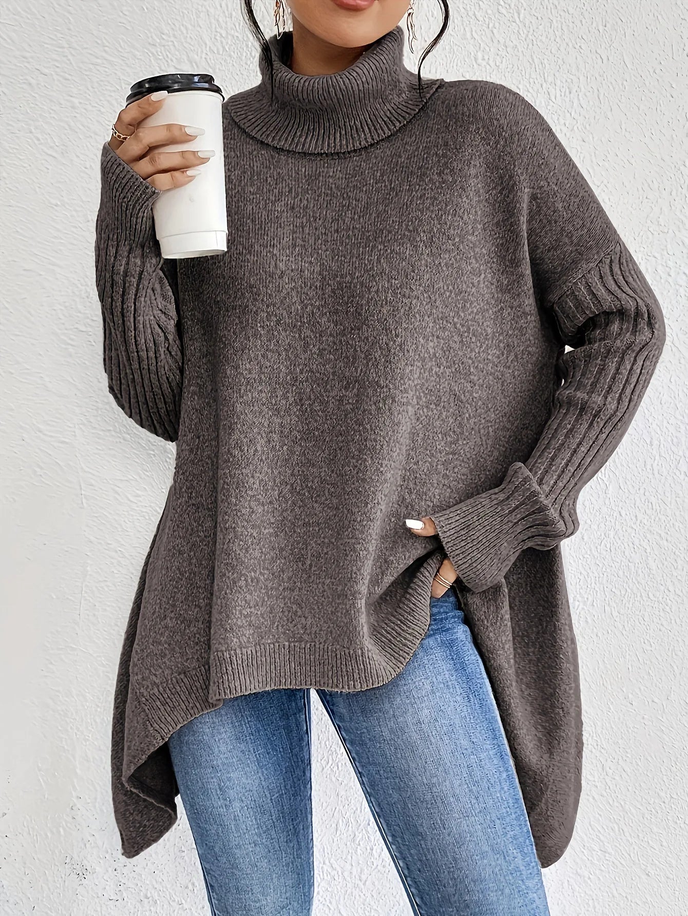 Haven Women's Turtleneck Sweater | Luxurious Cashmere, Cozy Fit 6