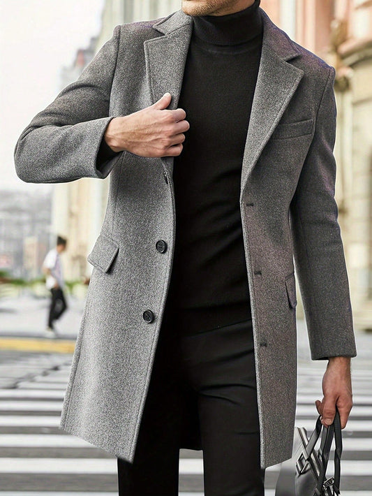 Hendrix Men's Overcoat | Warm Insulation, Formal & Casual Style 1