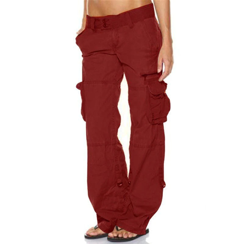 Hera Women's Cargo Trousers | Lightweight Polyester with Functional Pockets 3
