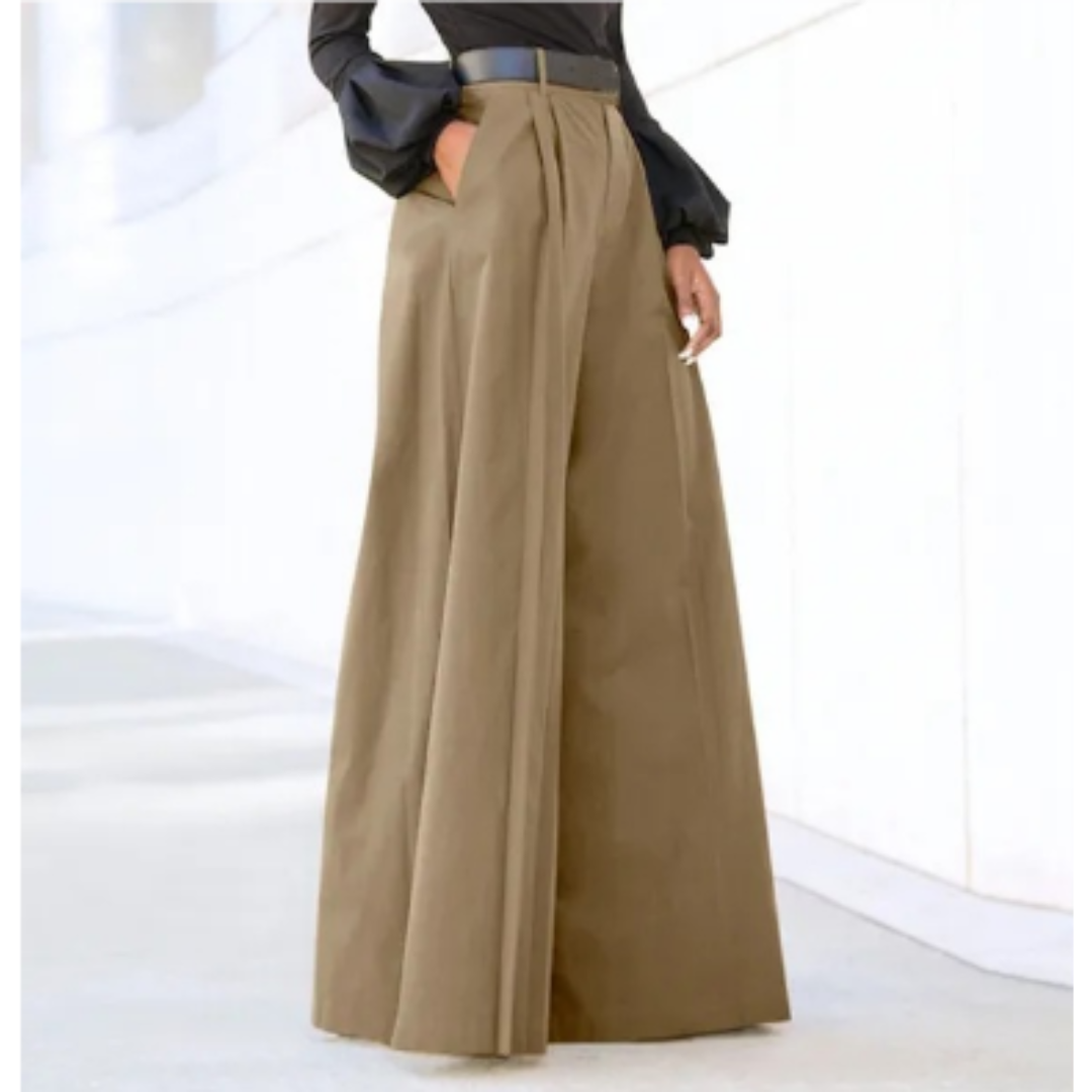 Hera Women's High Waist Trousers | Wide Leg Design 5