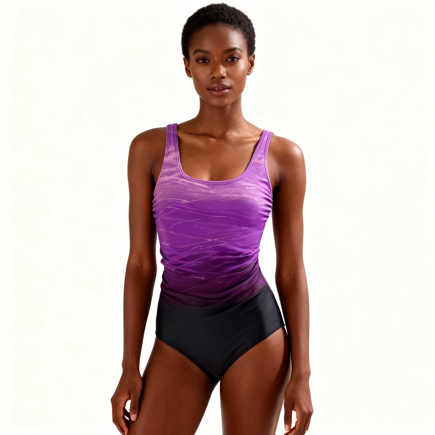 Hera Women's One-Piece Swimsuit | Quick-Drying Ombre Design 4