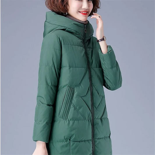 Ivy Women's Black Puffer Jacket | Insulated, Stylish Winter Coat 1