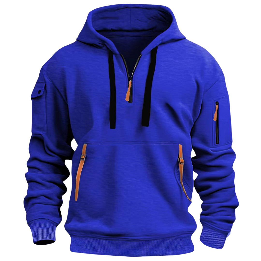 Jade Men's Hoodie | Versatile Zip Front Design, Durable Sweatshirt 7