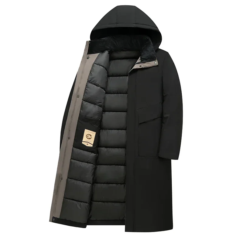 Jasper Men's Coat | Long Hooded Winter Design, Warm & Comfortable 5
