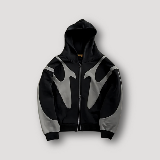 Jasper Men's Graphic Hoodie | Full-Zip Design, Urban Style 1