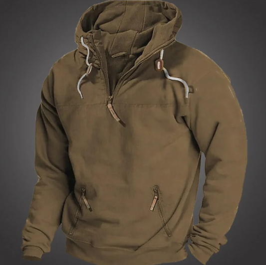 Jasper Men's Jacket | Half Zip, Adjustable Hood, Casual Winter Wear 1
