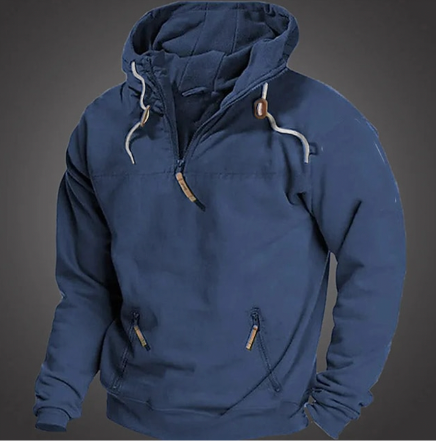 Jasper Men's Jacket | Half Zip, Adjustable Hood, Casual Winter Wear 3