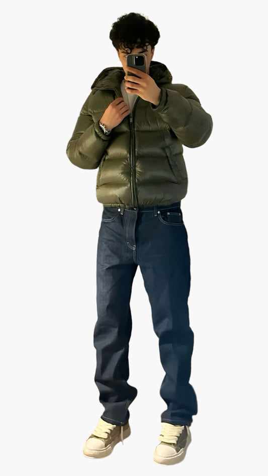Jasper Men's Puffer Jacket | Glossy Finish, Urban Style 1