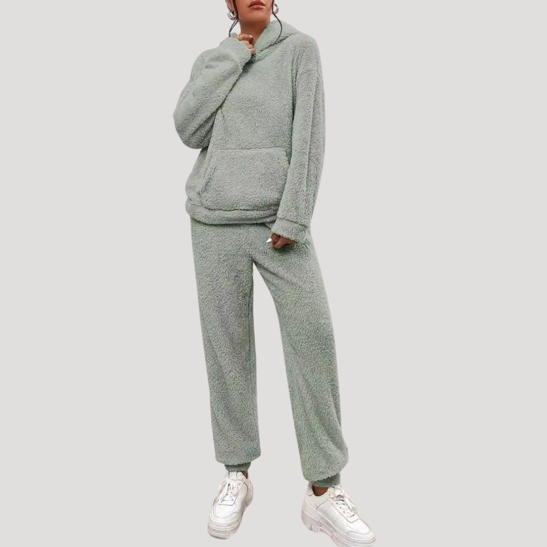 Kara Women's Lounge Set | Cozy Hooded Design 8