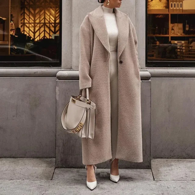 Lara Women's Long Puffer Coat | Cozy Oversized Fit, Casual Winter Style 2