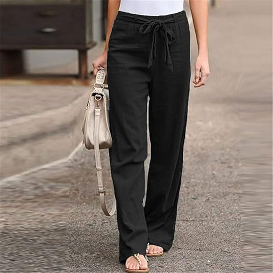 Lara Women's Trousers | Chic Design with Belt 1