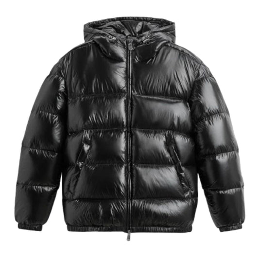 Liam Men's Hooded Puffer Jacket | High-Shine Finish, Urban Style 1