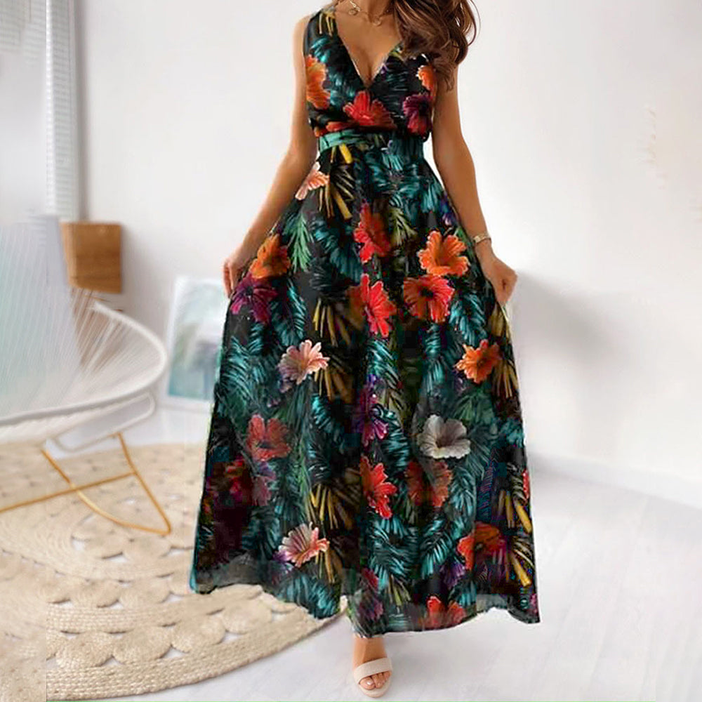 Lieve Women's Maxi Dress | Floral Print, Elegant Summer Style 6