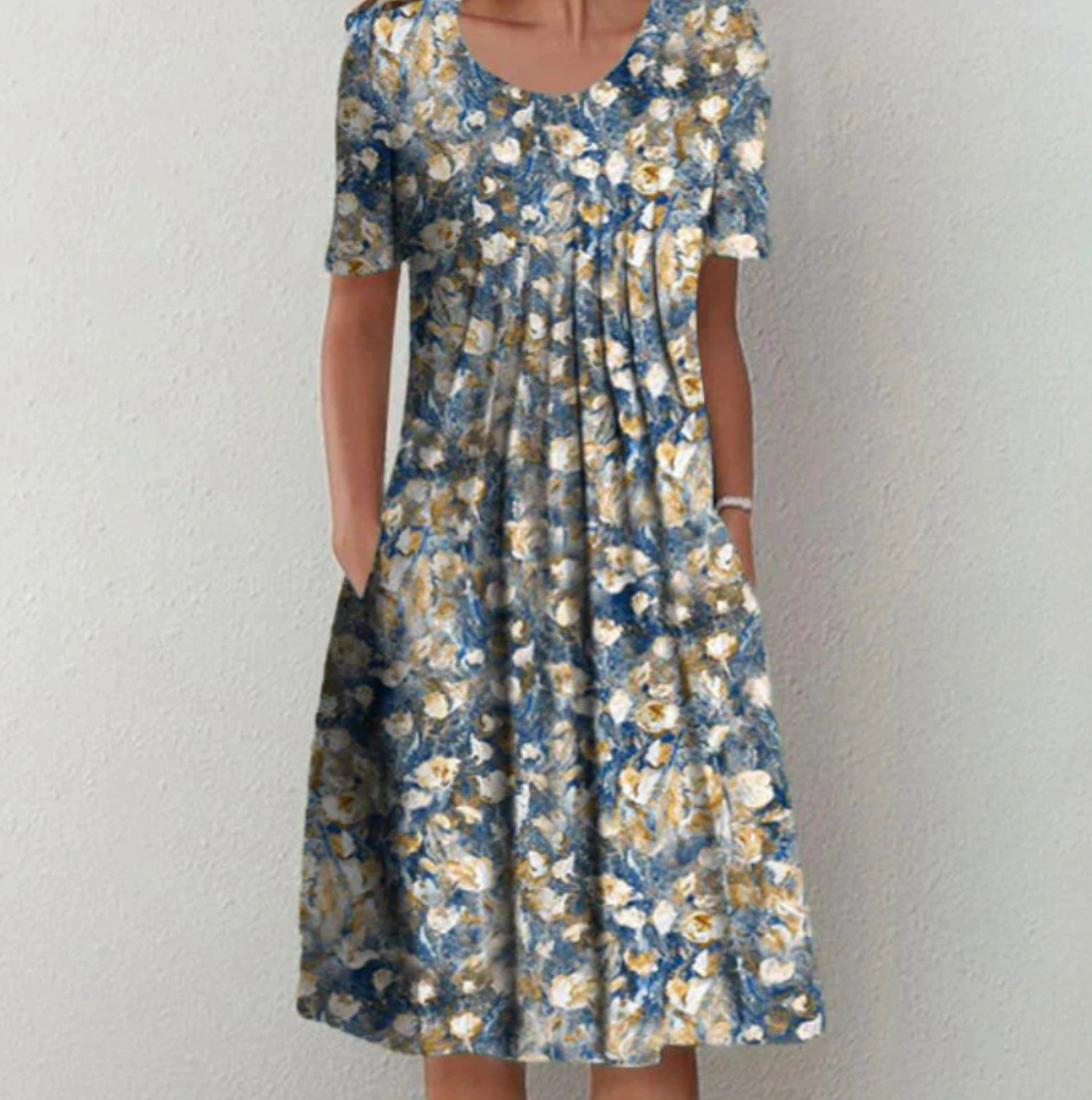 Luna Women's Midi Dress | Vibrant Prints, Casual Elegance 4