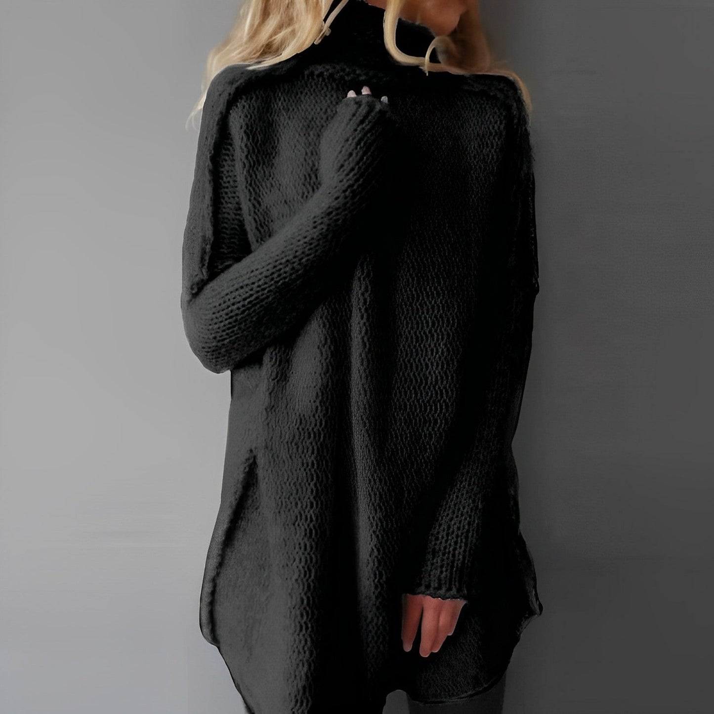 Luxe Long Knitted Sweater | Soft Blended Yarn, Casual 1