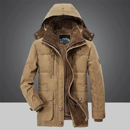 Luxe Men's Winter Jacket | Insulated, Classic Design 1