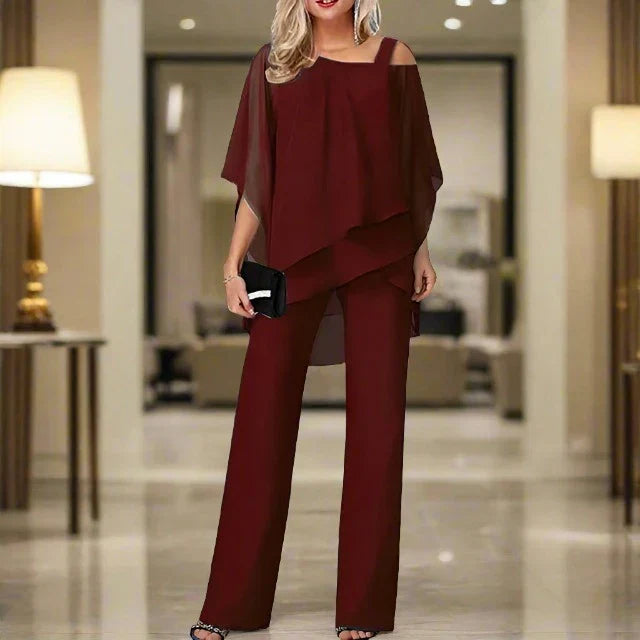 Luxe Women's Set | Elegant Chiffon, Comfortable Fit 7