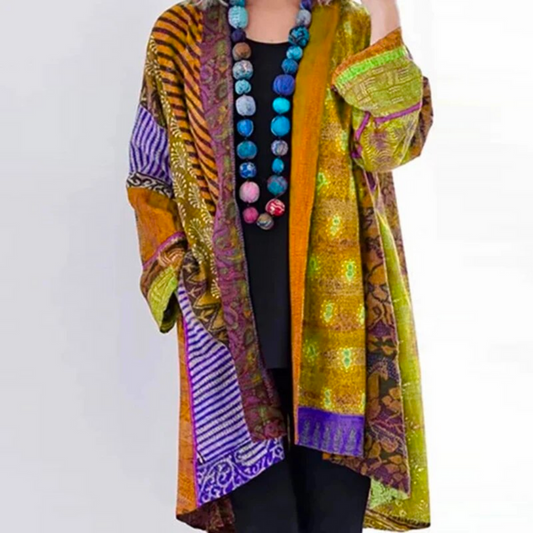 Macy Women's Long Cardigan | Colorful Design, Versatile Style 1